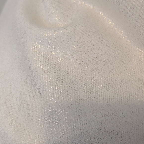 Lucy in the Sky Dani Venezia ivory gold backless sleeveless wrap mini dress - Picture 3 of 6